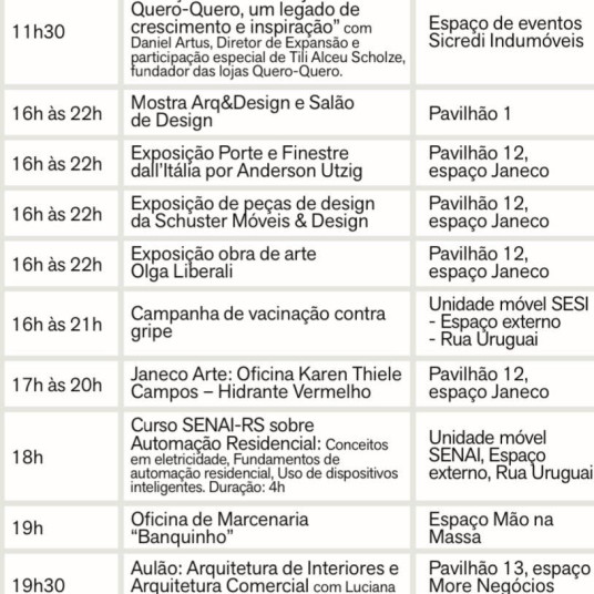 Sicredi Indumóveis segue nesta quinta-feira