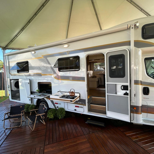 Motorhome, carros elétricos e concessionárias são atrativos da Sicredi Indumóveis 2025